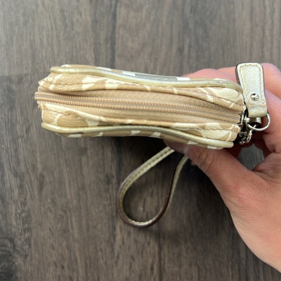 Coach Beige Wristlet - Picture 4 of 9